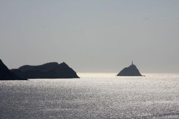 Picture of Island and coastline at the end of Taganga Bay