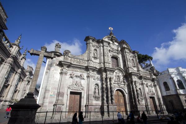 Picture of Quito old city (Ecuador): One of the most beautiful churches of the historic city centre of Quito: the Compañía de Jesús