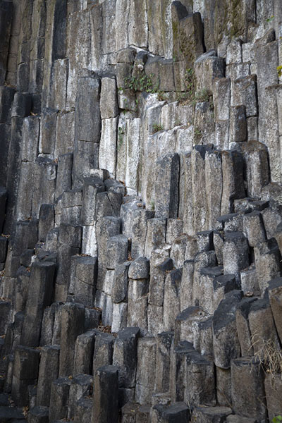 Foto de The rock formations at Tercios fallsSuchitoto - El Salvador