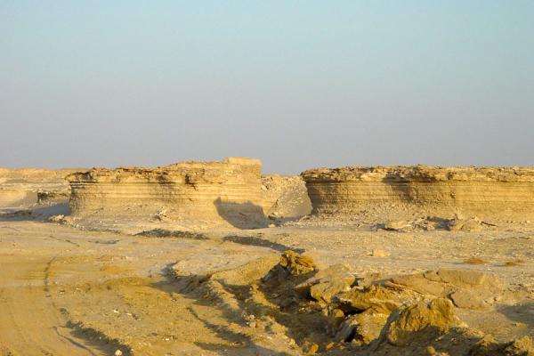 Foto van Desert landscape near BaddaBadda - Eritrea