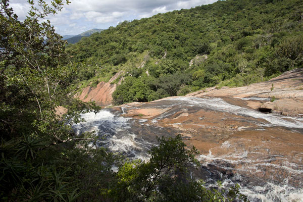 Picture of Phophonyane Falls (Eswatini): The Phophonyane falls are located right in the green rolling hills of northwestern Swaziland
