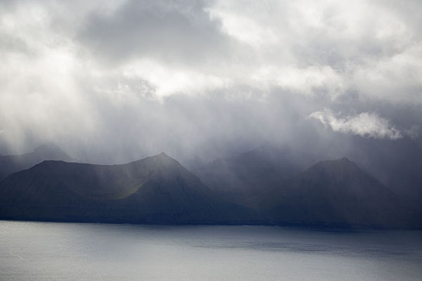 Picture of Faroe Islands (View over Eysturoy island with clouds seen from the north of Kalsoy)