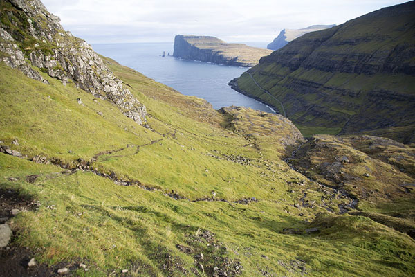 Picture of View over the bay of TjørnuvikSaksun Tjørnuvik Hike - Faroe Islands