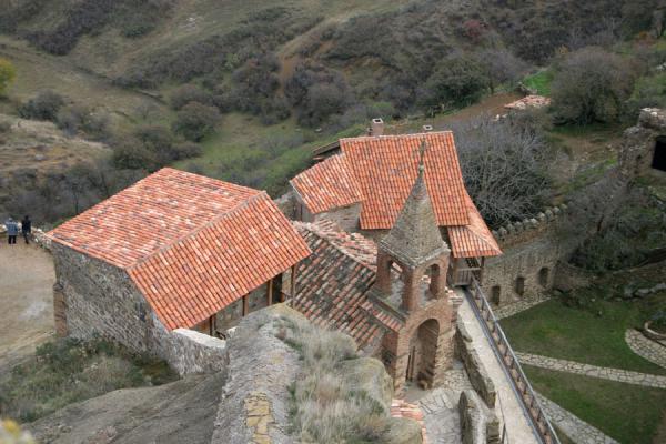 Picture of Davit Gareja (Georgia): Davit Gareja: entrance and St. Nicholas church in the Lavra monastery