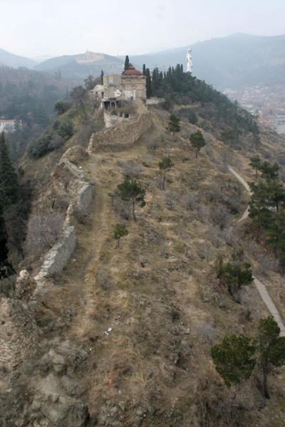 Looking over the hills from Narikala fortress | Narikala Fortress | Georgia