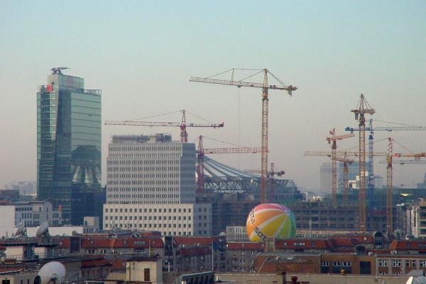 Picture of Potsdamer Platz under construction