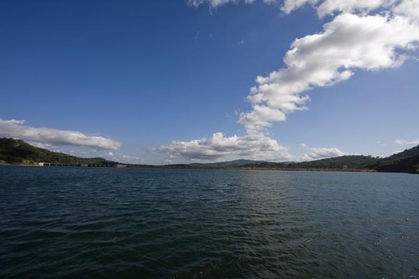 Picture of The narrow section of Lake VoltaAkosombo - Ghana