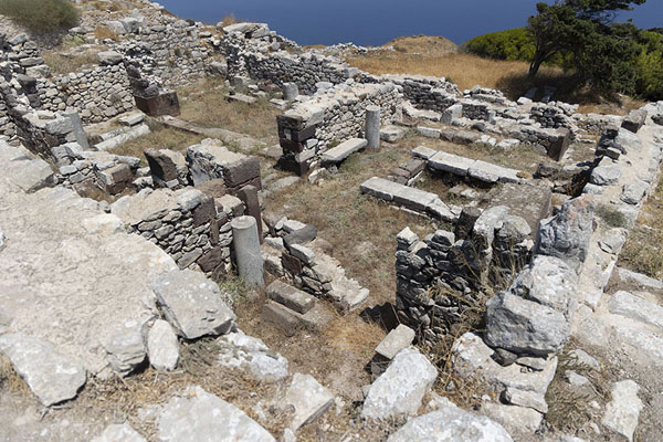 Picture of Looking out over ruins of Ancient TheraThera - Greece