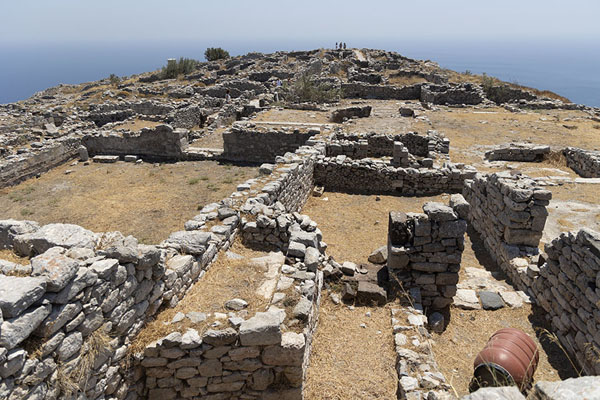 View of the upper part of Ancient Thera, looking south | Ancient Thera | Greece