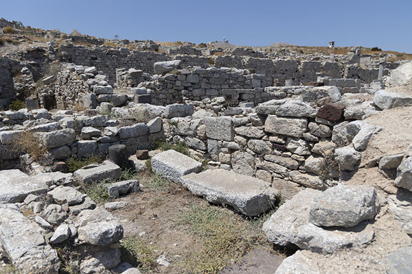 The ruins of the residential area of Ancient Thera | Ancient Thera | Greece