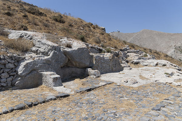 The Temenos of Artemidoros at the ruins of Ancient Thera | Ancient Thera | Greece
