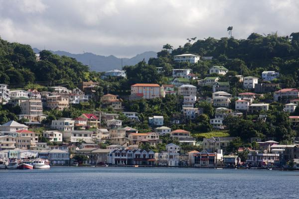 The west side of St. George's seen from the sea | St. George's | Grenade