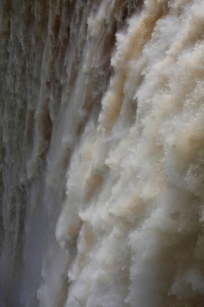 Foto van Close-up of the powerful Kaieteur FallsKaieteur - Guyana