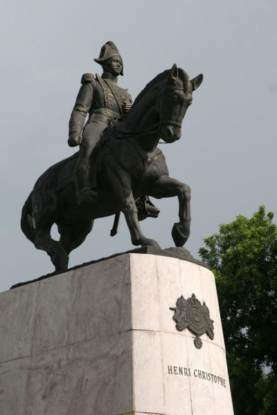 Picture of Statue in memory of Henri Christophe at Champs de MarsPort-au-Prince - Haiti