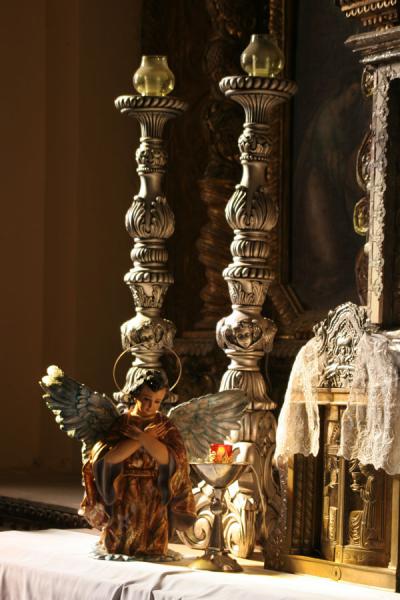 Foto van Comayagua: chandeliers in Cathedral - Honduras - Amerika
