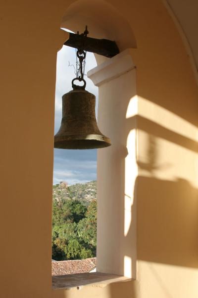 Bell in bell tower of Cathedral, Comayagua | Comayagua | Honduras