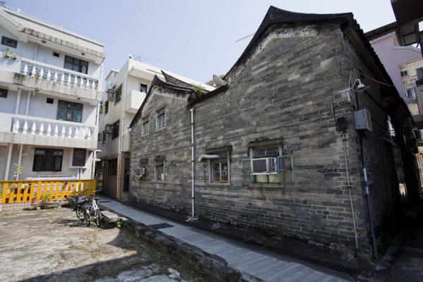 Picture of Traditional house and modern buildings inside San Wai, walled village founded in 1744