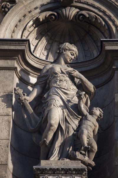 Picture of Sculpture decorating the facade of the Opera HouseBudapest - Hungary