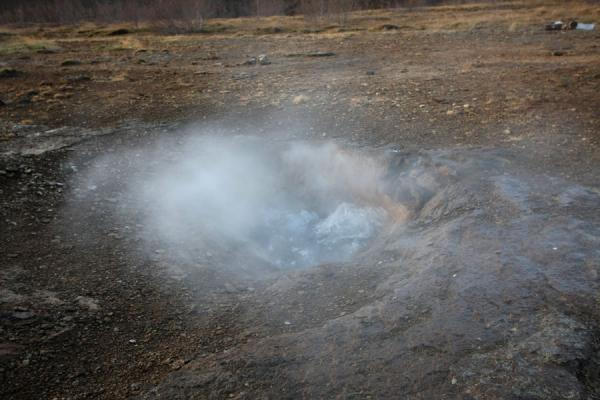 Picture of Geysir (Iceland): The boiling water of Litli Geysir