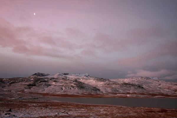 Foto van Sunrise over central Snæfellsnes landscapeSnæfellsnes - IJsland