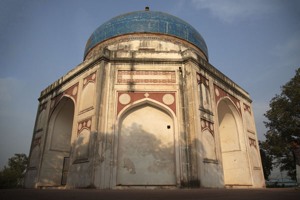 Picture of A blue dome tops the Nila Gumbad building