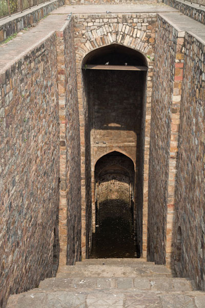 Picture of Access to the Baoli, or stepped well, providing Purana Qila with water