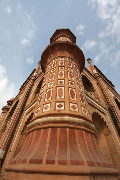 Picture of Looking towards the sky: slender tower of Safdarjung Tomb