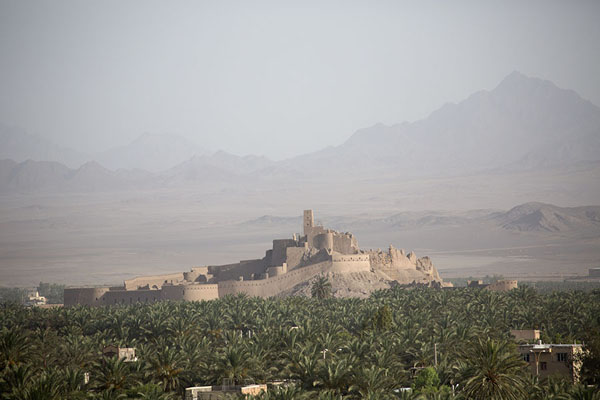 Foto van The citadel of Bam seen from a distanceBam - Iran