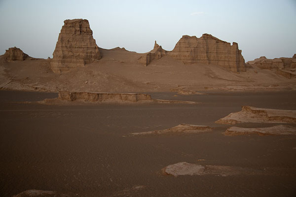 Picture of Landscape of kaluts at sunset in Lut DesertLut - Iran