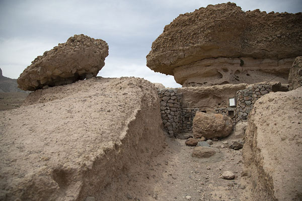 One of the many houses dug out in the rocks of Meymand | Meymand | Irán