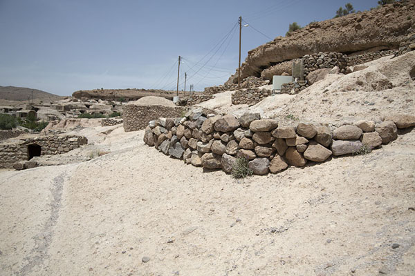 Picture of Rocky hill of Meymand with dugout dwellings - Iran - Asia