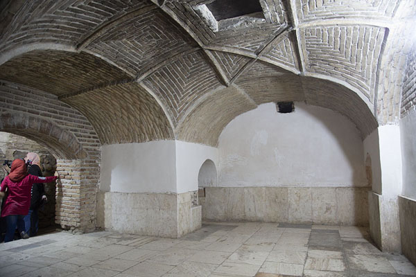 Cellar in the mausoleum | Mausolée de Oljeitu | Iran