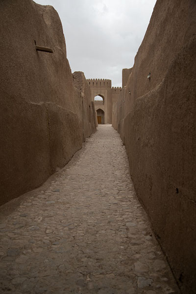 Narrow alley in the citadel of Rayen | Rayen Citadel | Iran