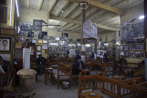 Interior of Shabandar Cafe | Impresiones de Bagdad | Iraq