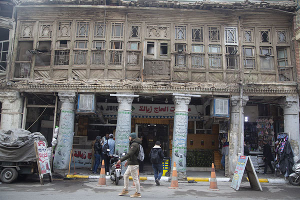 One of the many old buildings lining Rashid Street | Baghdad impressions | Iraq