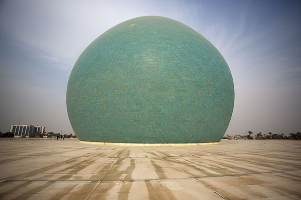 Picture of One of the semi-spheres of the Martyr's Memorial in the sunBaghdad - Iraq