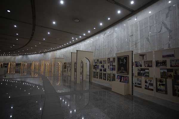 Picture of Wall with pictures of people who perished in the Saddam yearsBaghdad - Iraq