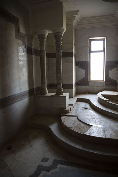 Picture of Bathroom in the palace of SaddamBabylon - Iraq