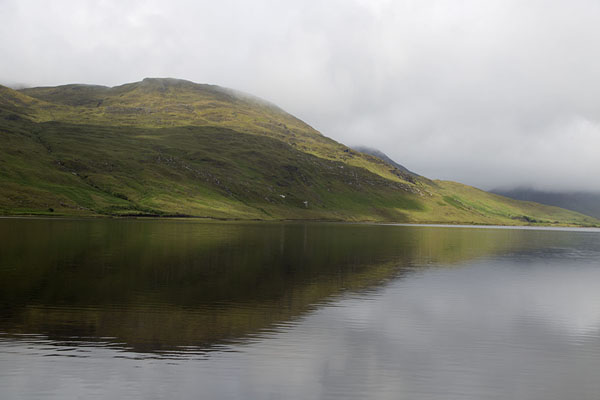 Picture of Mountains with Kylemore Lough in the foreground