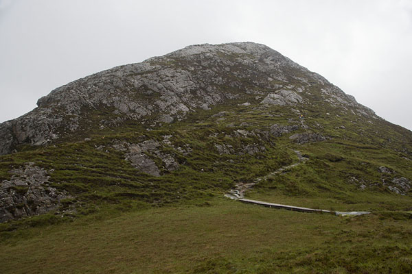 Picture of Connemara National Park (Ireland): Clouds over Diamond Hill