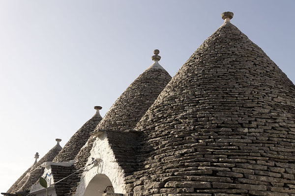 Picture of View of a row of trulli in Alberobello