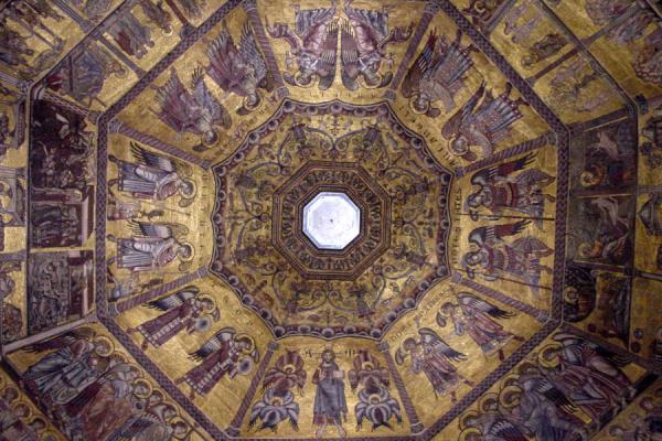 Picture of Florence Cathedral (Italy): Roof of baptistery, Florence Cathedral