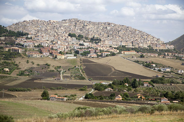 Picture of Gangi (Italy): View of Gangi from a distance