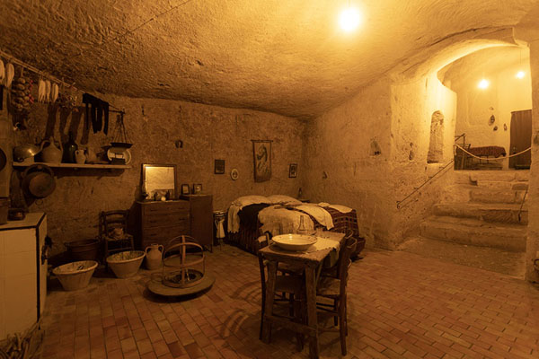 Photo de Small museum showing what the cave dwellings looked like - l'Italie - Europe