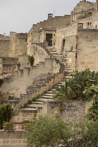 Picture of Stairs leading up to the higher part of MateraMatera - Italy