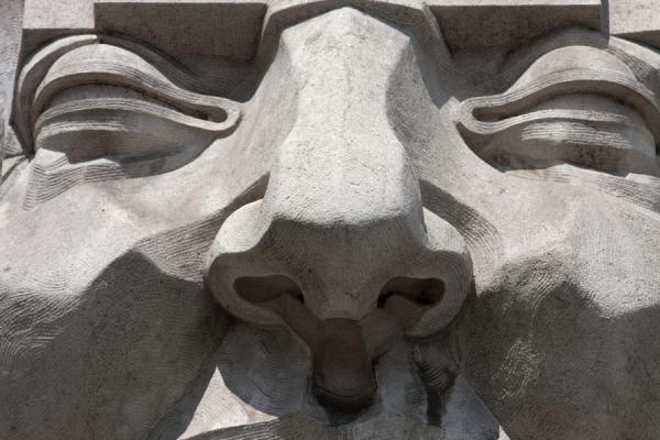 Picture of Milan Central Station (Italy): Face in close-up on the outside of Milan Central Station