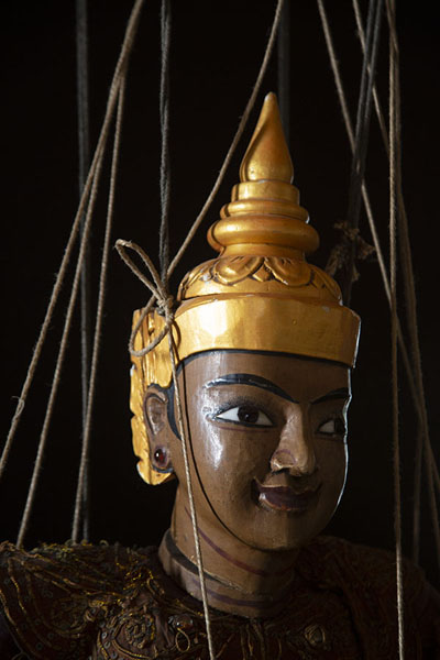 Birmanian marionette: head of a puppet | Museo de las Marionetas | Italia