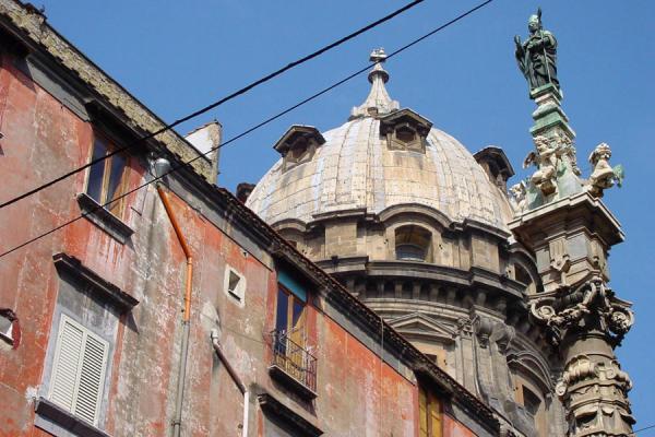Picture of Naples Streets (Italy): Church in Naples