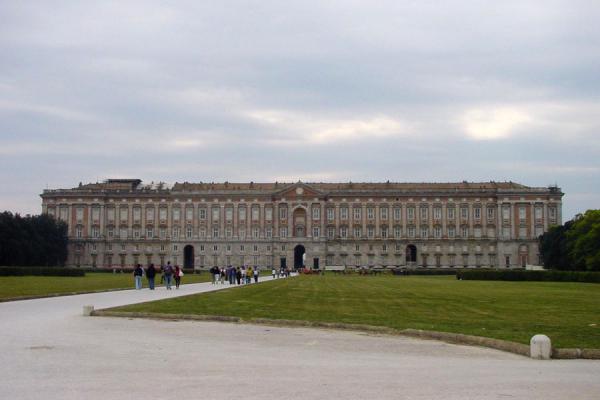 Picture of Reggia Caserta (Italy): Reggia Caserta palace seen from gardens