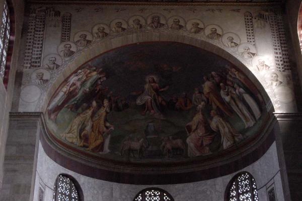 Picture of Santa Sabina church (Italy): Interior of Santa Sabina, Rome